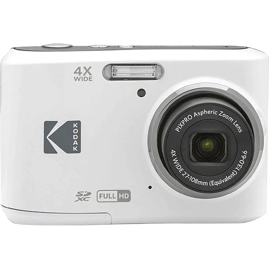 Фотоаппарат Kodak FZ45 White, 4-х кратный опт зум, 16Мп, питание АА