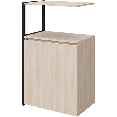 Полустеллаж для документов K-Loft  241H023 645х400х1068 дуб сканд/черный