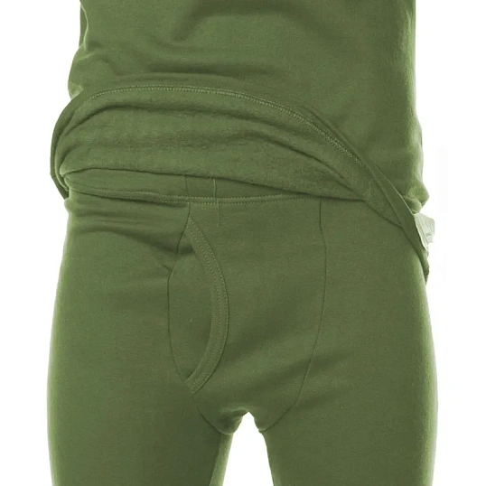 Белье нательное трикотаж зимнее цв.олива (р.44-46)р.170-176