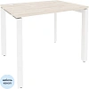 Стол ONIX-П П на металлокаркасе O.MP-SP-1.7 денвер светлый/белый Ш980