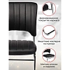 Стул BN_TQ_Стул Echair-809 VPU к/з черн,без подл., хром