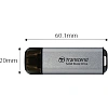 Портативный SSD Transcend ESD300 (TS512GESD300S) 512GB/USB 3.2/серебр