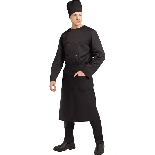 Колпак поварской (таблетка) черная