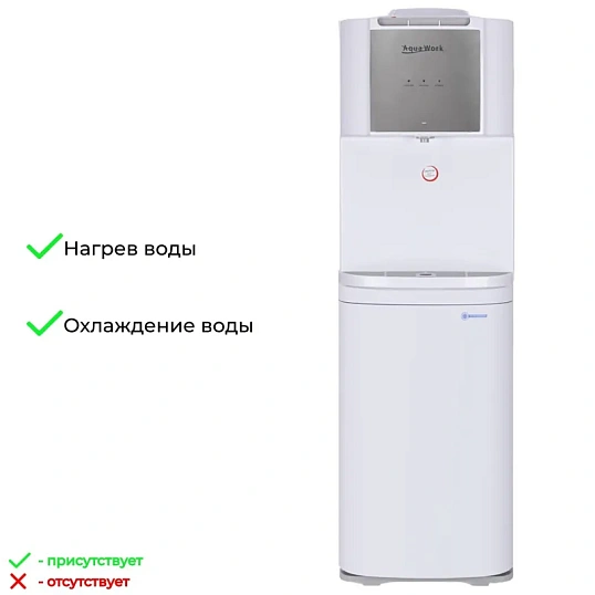 Кулер Aqua Work QRB-84В (белый), для воды