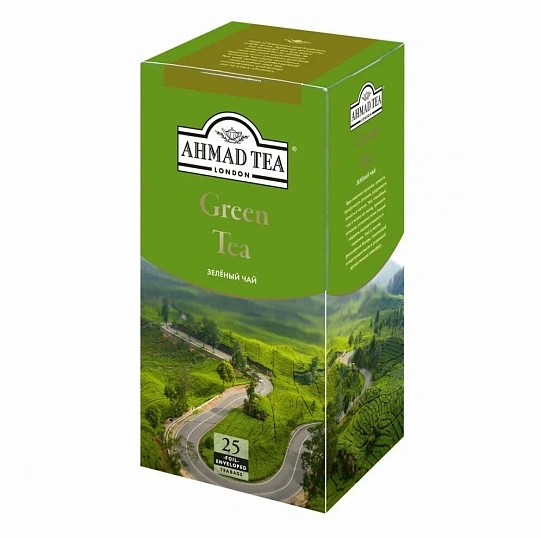 Чай Ahmad Green Tea, 25 пак/упак