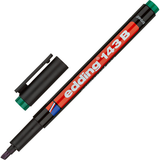 Маркер для глянц.поверх. EDDING 143/4 B зеленый 1-3 мм