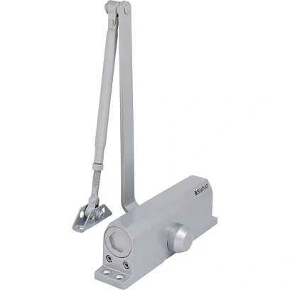Доводчик дверной БУЛАТ ULTIMATE ДД-150 A-S (80-160 кг) серебр,морозост(10)