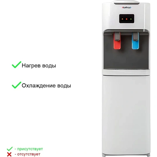 Кулер для воды HotFrost V115А , компрессорный,нижняя загрузка