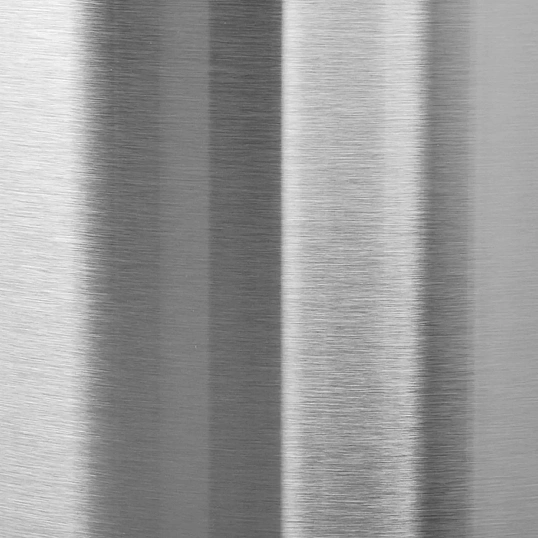 Контейнер для мусора (корзина) Luscan Prof 50л,матов.сталь с кругл.крышкой