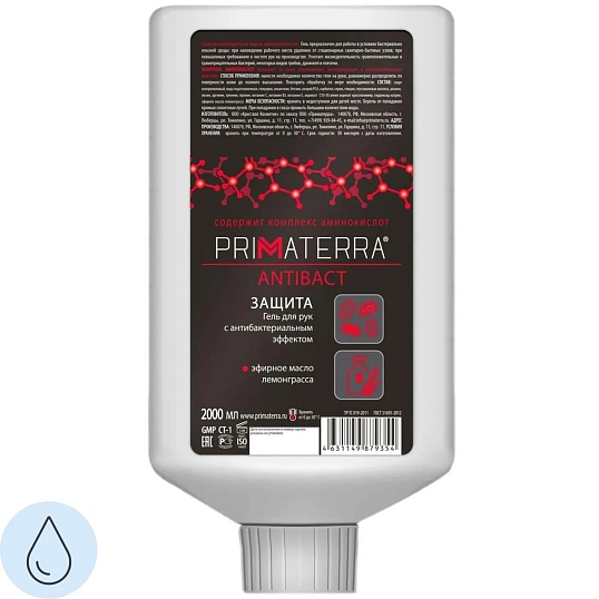 Гель Primaterra ANTIBACT антибактериальный картридж 2000 мл