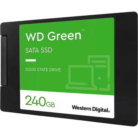 SSD накопитель WD GREEN 240Gb SATA 2,5' (WDS240G3G0A)
