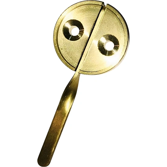 Опечатывающее устройство металл. с флажком, диаметр 29 мм, латунь