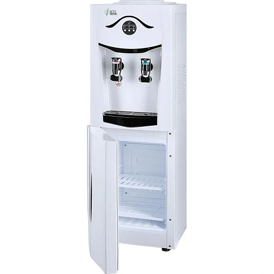 Кулер Ecotronic K21-LF white-black с холодильником, напольный