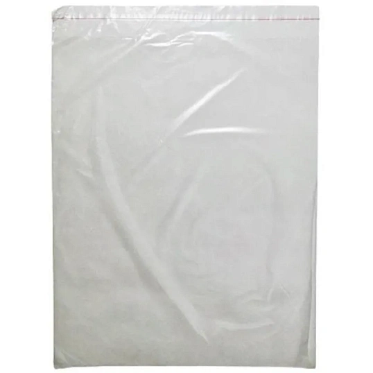 Пакет фасовочный ПП 40x50+5  с клеевым клапаном 20мкм 100 шт/уп