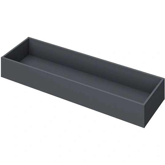 Топ K-loft ящик кашпо для тумбы 241H001 1370х416х752 графит