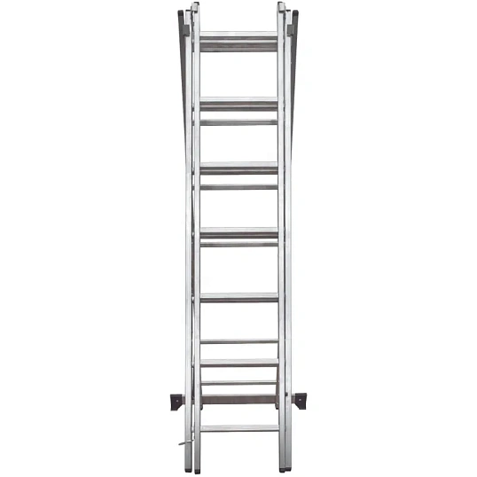 Лестница ал. трёхсекционная Новая Высота NV 1230, 3х7 перекл 1230307