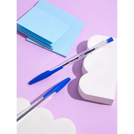 Ручка шариковая Комус Leda, д.ш. 1 мм, синяя