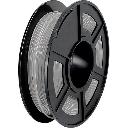 Пластик NV PRINT TPU Grey Серый для 3D печати диам.1.75мм 0,5 кг