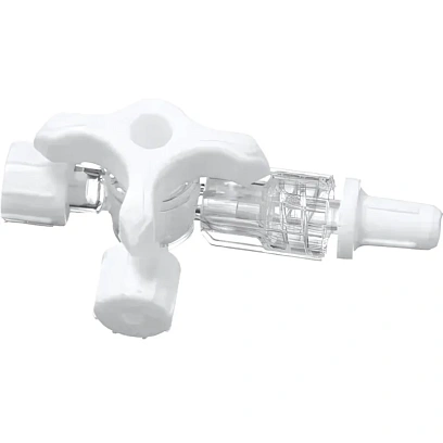 Кран трехходовой для инфузии (белый) Polyway 100шт/уп