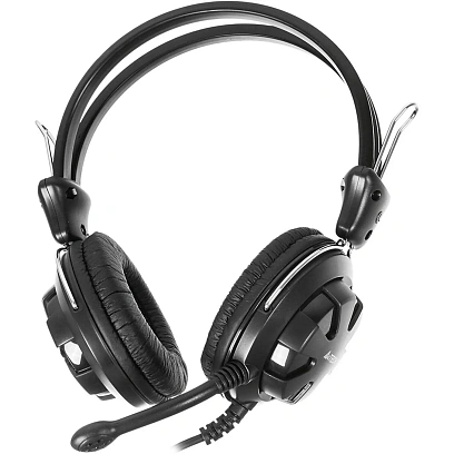 Гарнитура A4Tech HS-28 (BLACK) черный 2.2м накладные