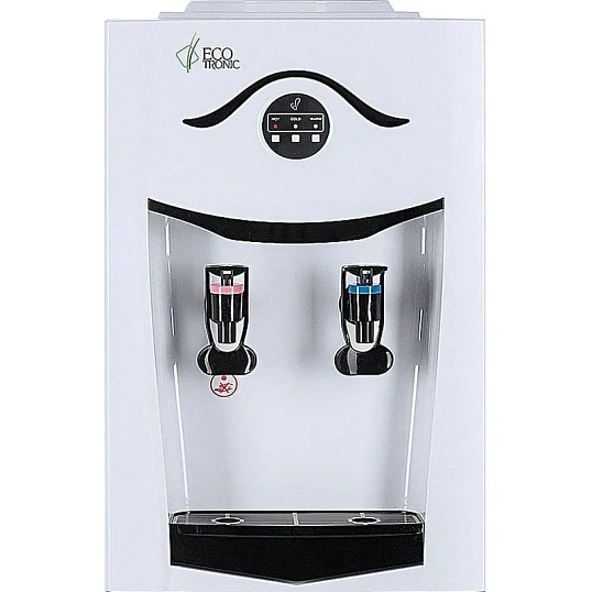 Кулер Ecotronic K21-LF white-black с холодильником, напольный