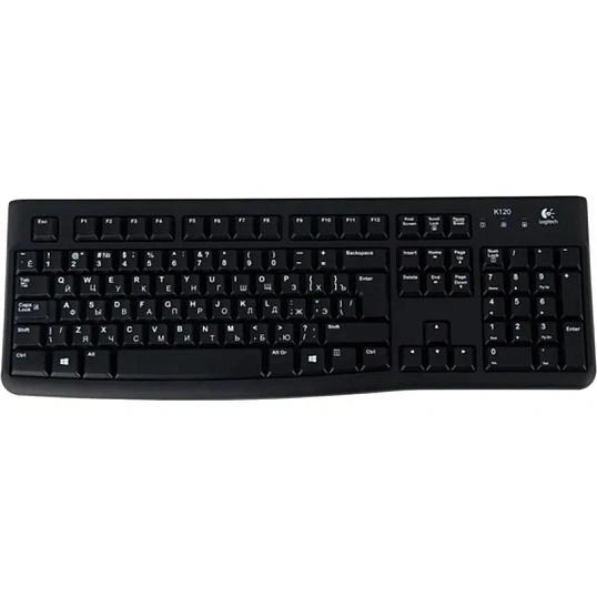 Клавиатура Logitech Keyboard K120 For Business Black USB (920-002522)