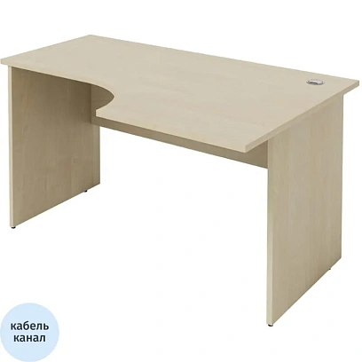 Стол письменный IN Рондо L левый 22/16 1400x900x755 береза