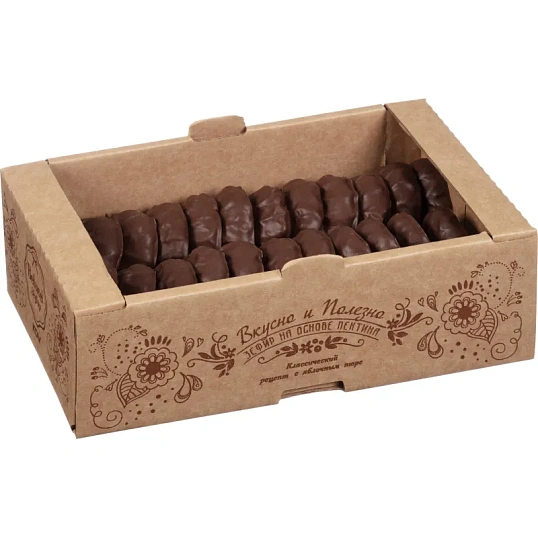 Зефир Яшкино ванильный глазированный, 1кг (КЗ110)