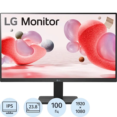 Монитор LG 23.8 24MR400-B FHD/IPS/250cd/100Гц/VGA/HDMI/черный