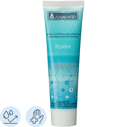 Крем защитный гидрофобный 100мл АЛИРАНТА  10015