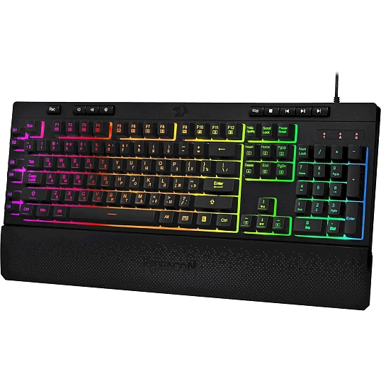 Клавиатура Redragon Shiva (77689)игр. провод.RU,RGB,26 anti-ghost,мембран