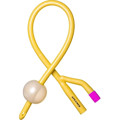 Катетер урологический Фолея 2-х ход, 40см СН/FR 26 Apex 0303-02-26, 10шт/уп