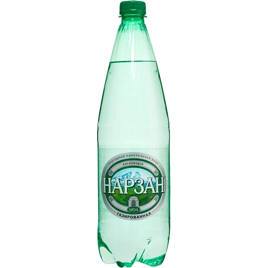 Вода минеральная Нарзан газированная пэт 1л