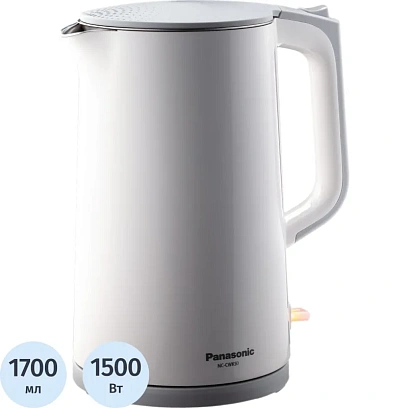 Чайник Panasonic NC-CWK50, электрический, белый