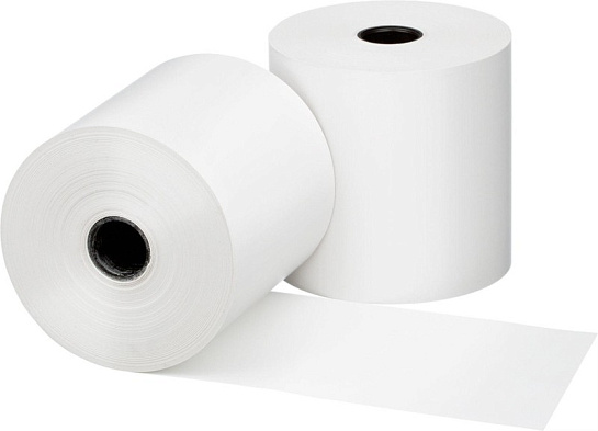 Ролики для касс 80мм,57м,вт.12мм,т/б,44гр/м2,6шт/уп(спайка)