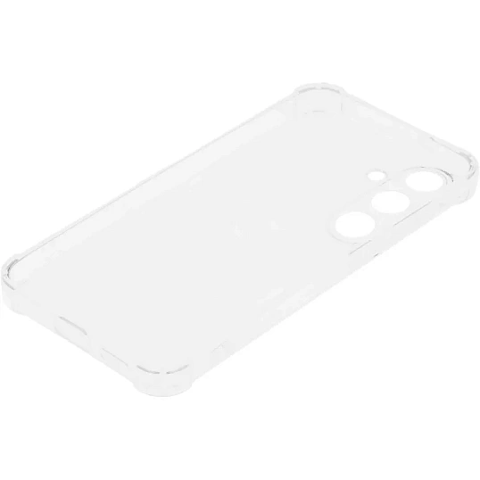 Чехол накладка PERO силикон для Samsung S25 прозрачный усиленный