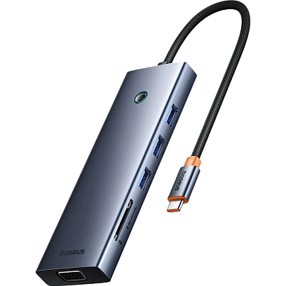 Разветвитель USB Baseus UltraJoy 10-Port Sp.Grey Type-C B0005280C811-00