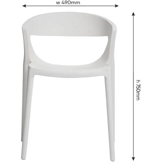 Стул CT_ EVOK белый