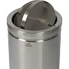 Ведро мусорное (урна) с качающ.крышкой нерж.сталь Luscan Professional 30л
