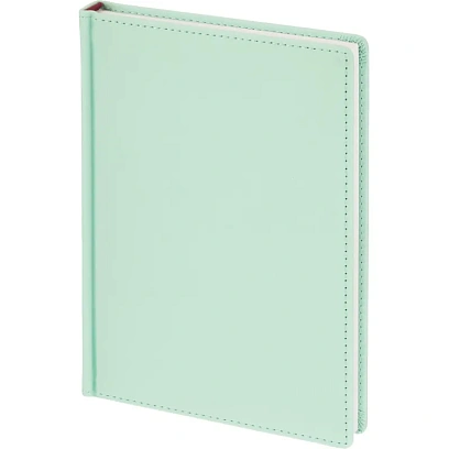 Ежедневник недатированный А5+, 136л, Velvet зефирный мятный 3-115/36