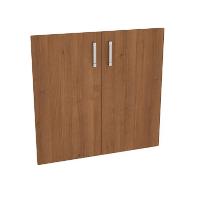 Дверь САТУРН-Д низкие ДСП (800,013) орех гварнери (2шт/уп)