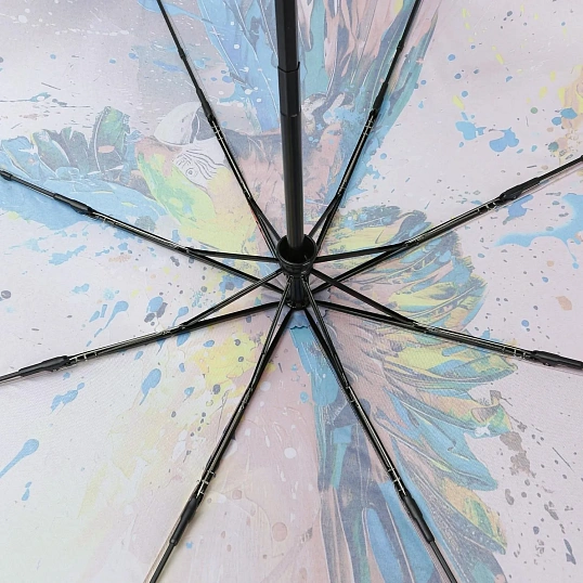 Зонт жен. Fabretti, автомат, 3 сложения, сатин, UFS0108-12