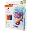 Карандаши акварельные Deli Color Emotion липа 24 цв/наб EC00720