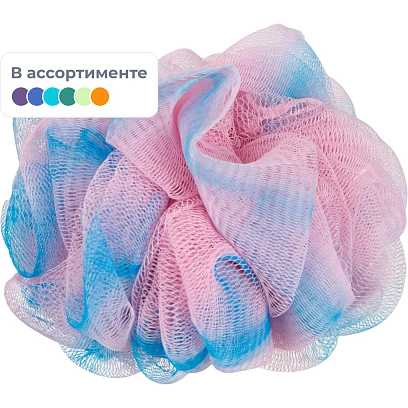Мочалка для тела Luscan Шар 40гр цвет в ассортименте