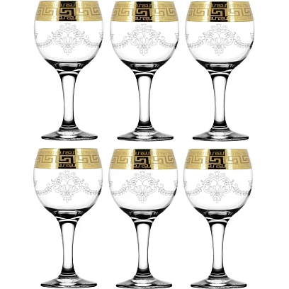 Набор фужеров для вина Барокко 200мл 6шт/уп арт.41