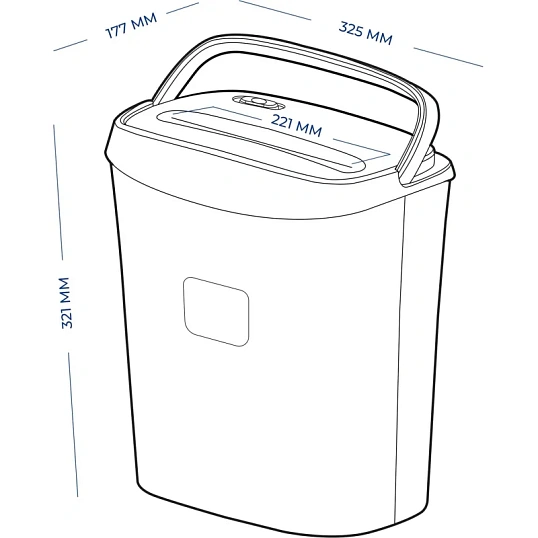 Шредер (уничтожитель) Гелеос УД15-4, 4ур.секр., 8лист, 15л