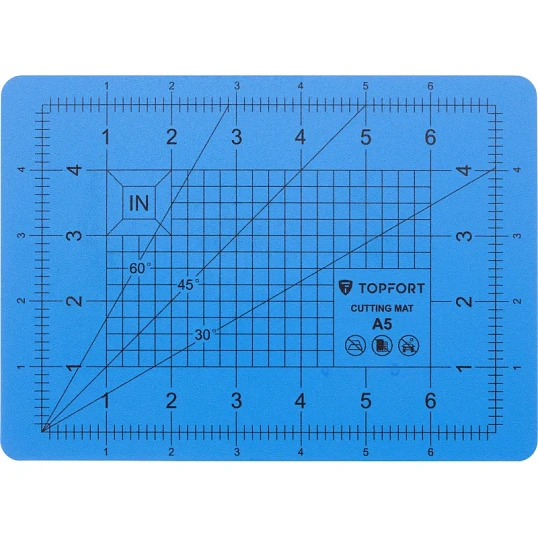 Набор для вырезания TOPFORT A5, нож макет, нож 9 мм, линейка, лезвия