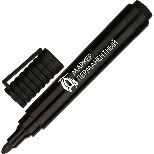 Маркер перманентный 2-3мм черный