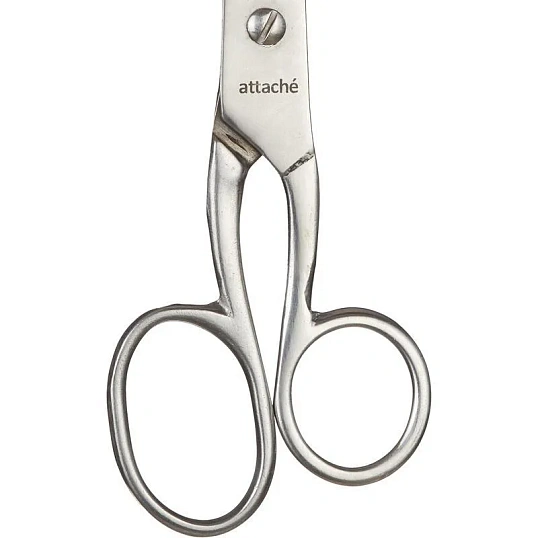 Ножницы Attache Metal 155 мм, ассиметричные ручки,цельнометаллические