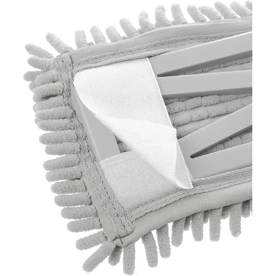 Швабра флаундер с насадкой из микрофибры (шенилл)